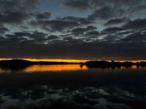 Solopgang ved Svendborgsund